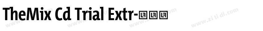 TheMix Cd Trial Extr字体转换